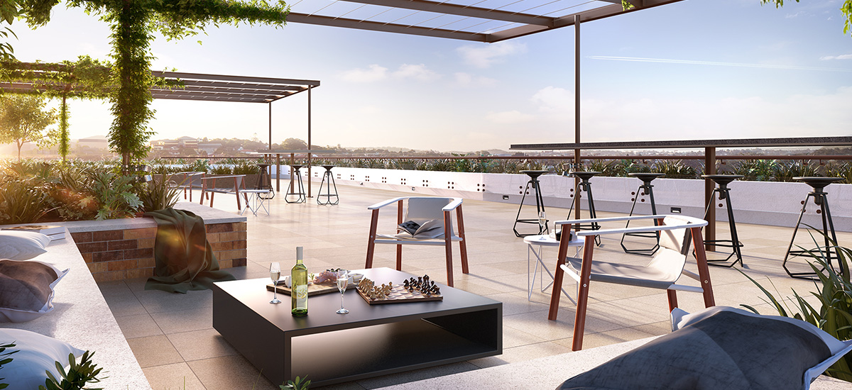 Ascot Green rooftop